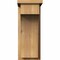 Ekena Millwork Huntington Rough Sawn Corbel w/Backplate, Western Red Cedar, 8"W x 12"D x 20"H COR08X12X20HUN01RWR - alternate 3